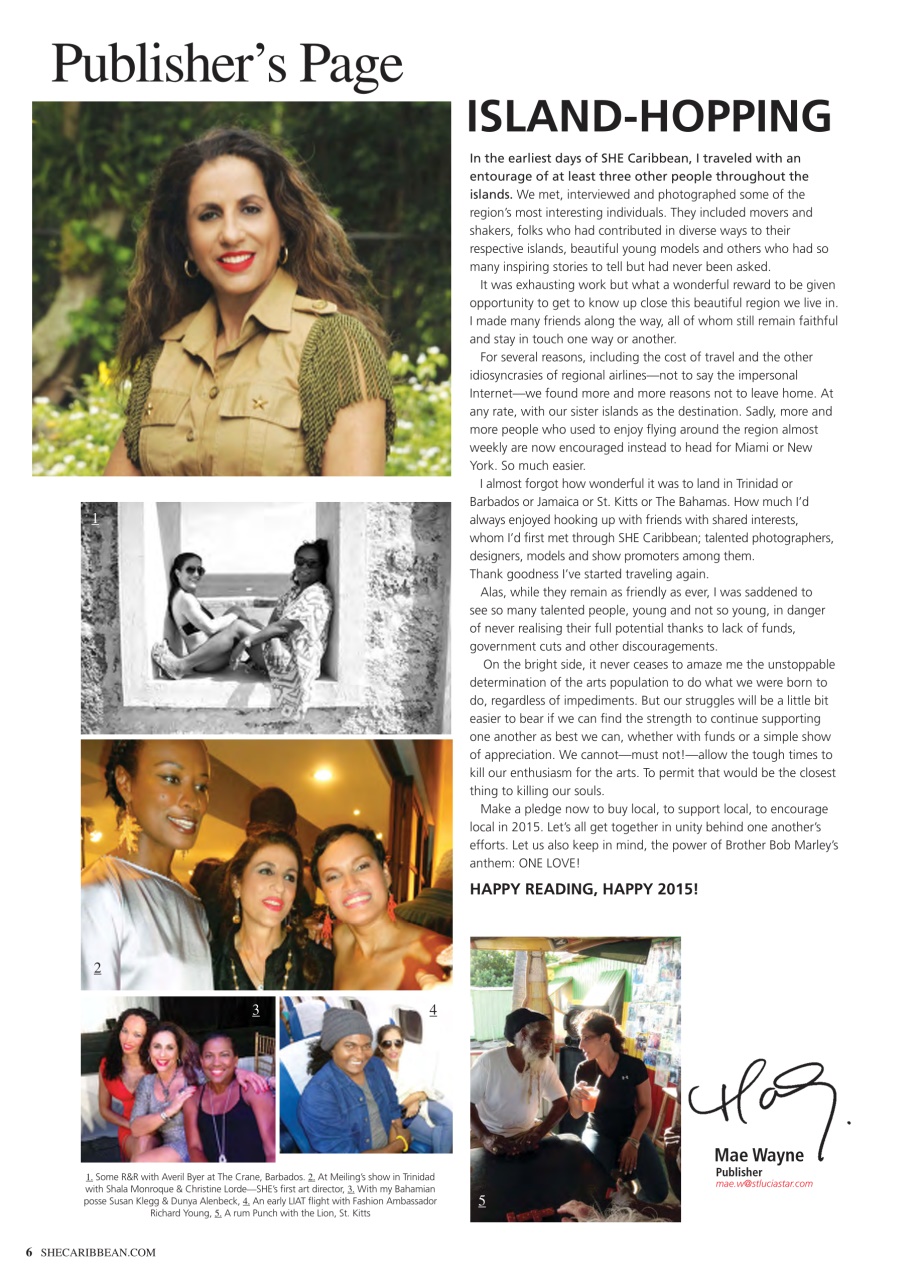 She Caribbean Preview Pages