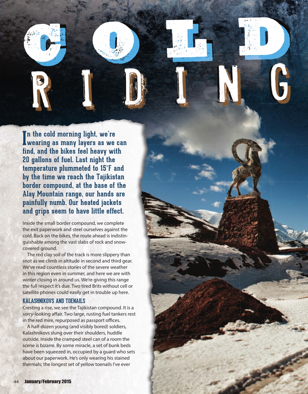 Adventure Motorcycle Preview Pages