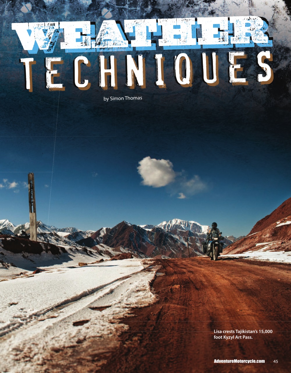 Adventure Motorcycle Preview Pages