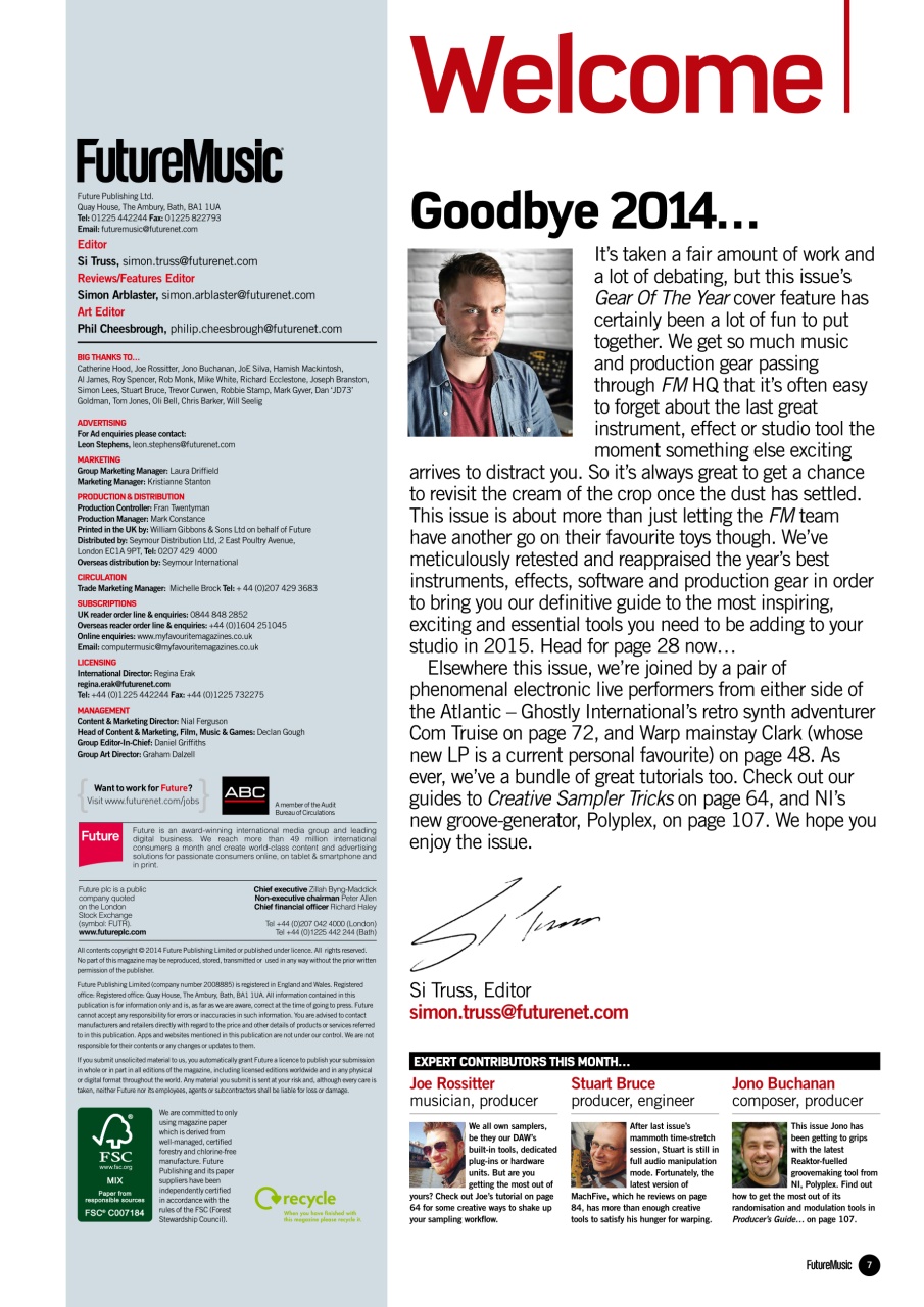 Future Music Preview Pages