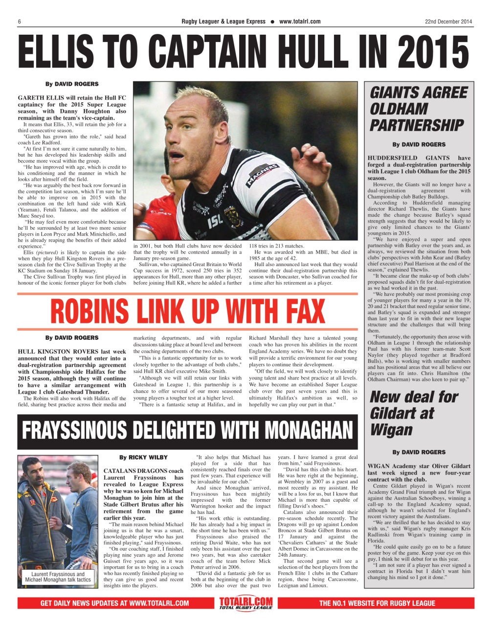 League Express Preview Pages