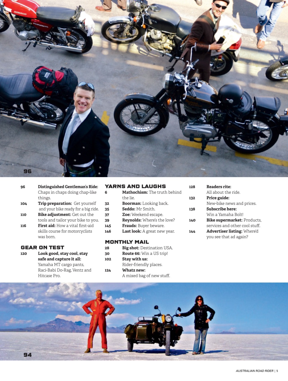 Australian Road Rider Preview Pages