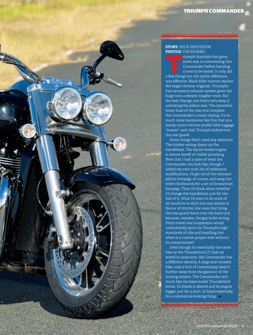 Australian Road Rider Preview Pages