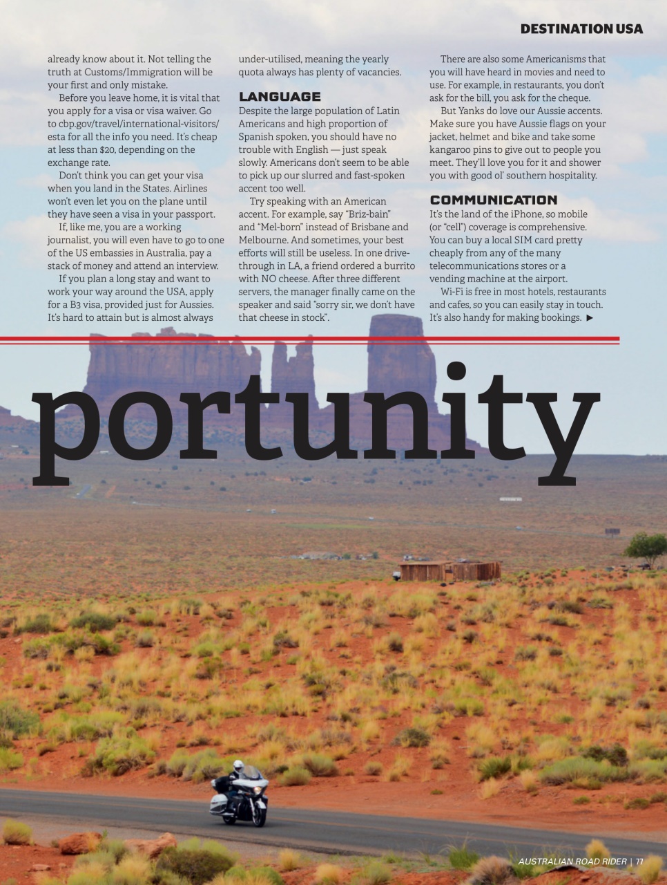 Australian Road Rider Preview Pages