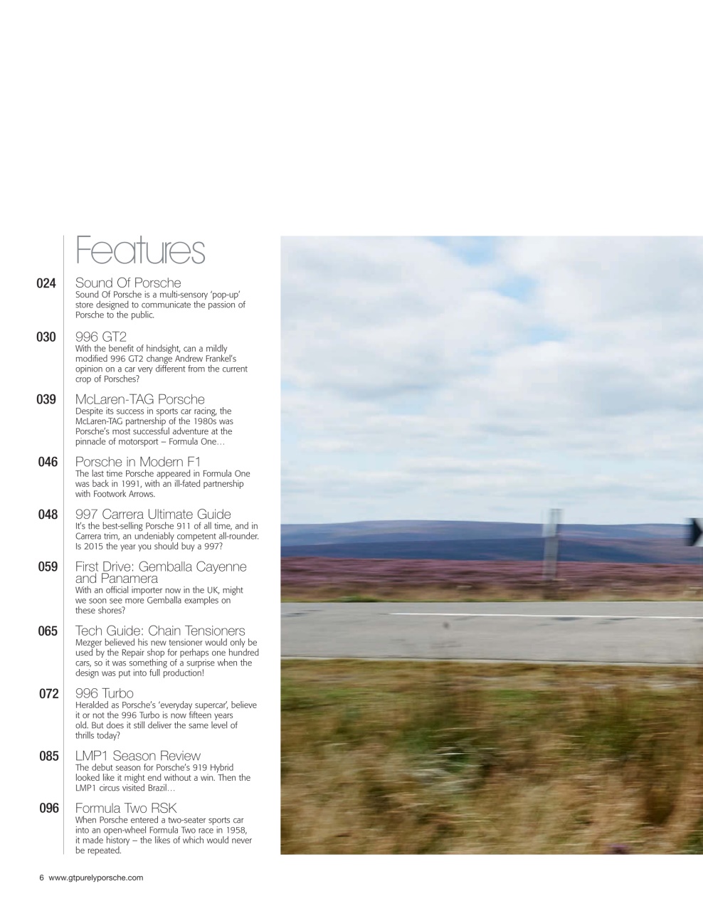 GT Porsche Preview Pages