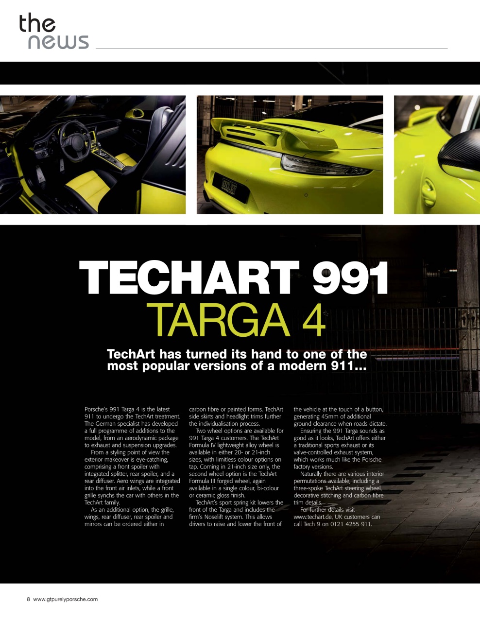 GT Porsche Preview Pages