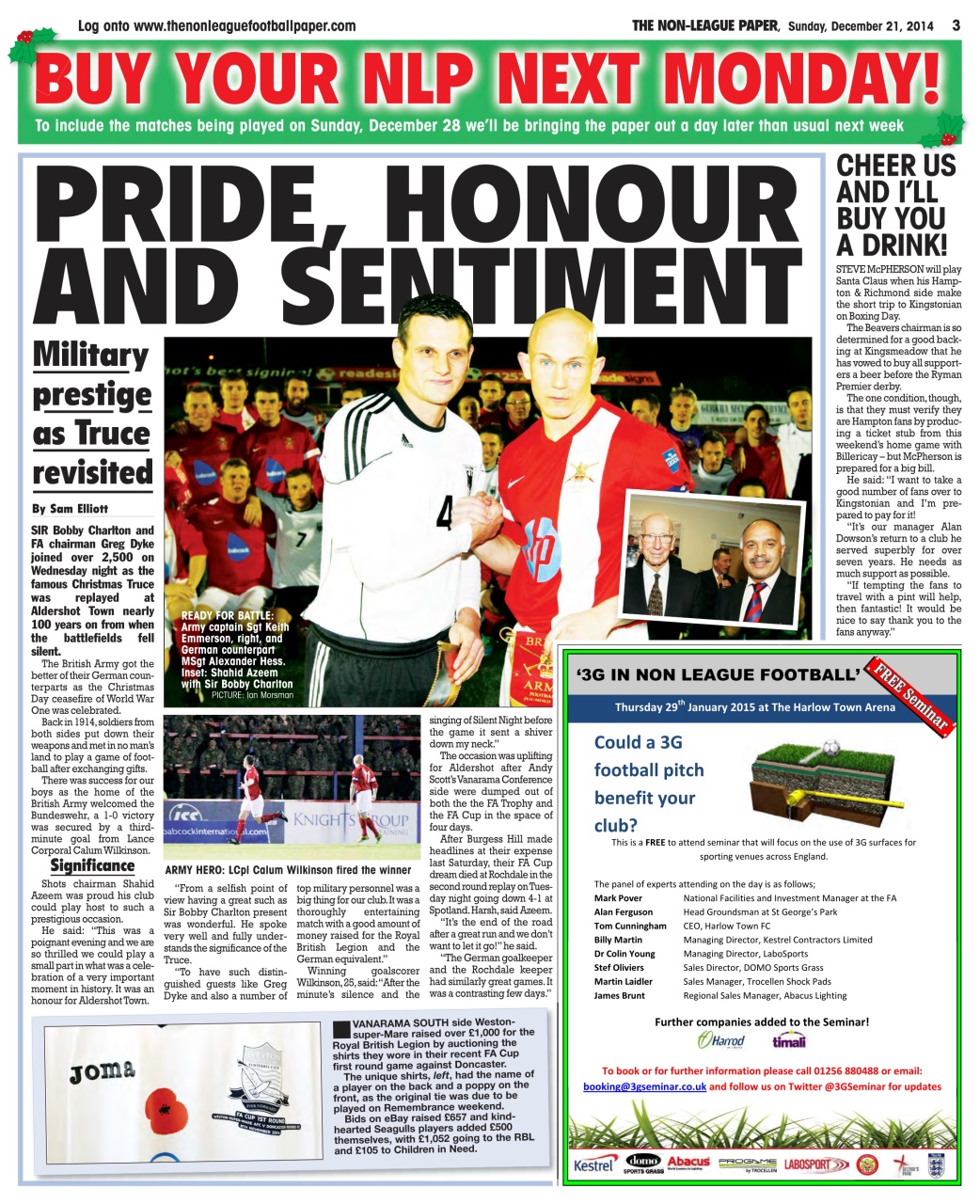 The Non-League Football Paper Preview Pages