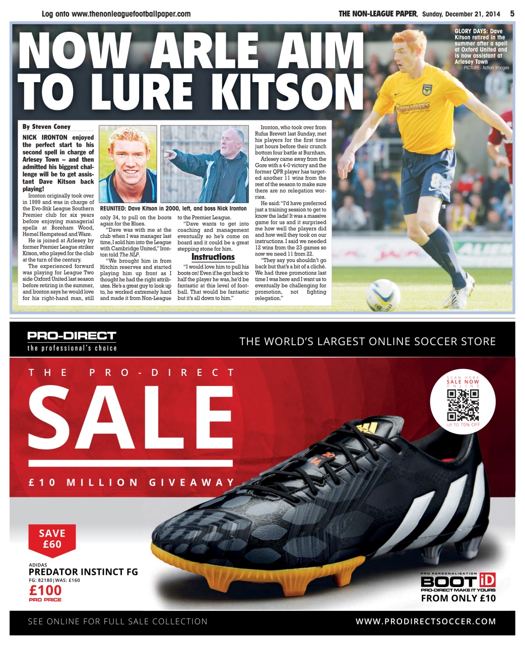 The Non-League Football Paper Preview Pages