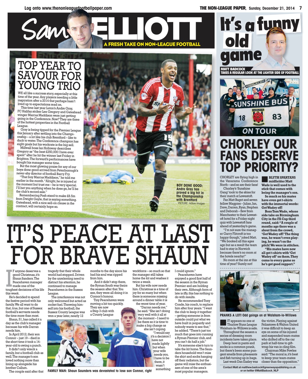 The Non-League Football Paper Preview Pages