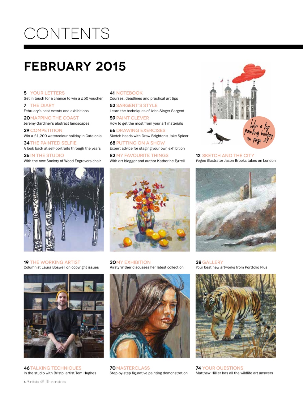 Artists & Illustrators Preview Pages