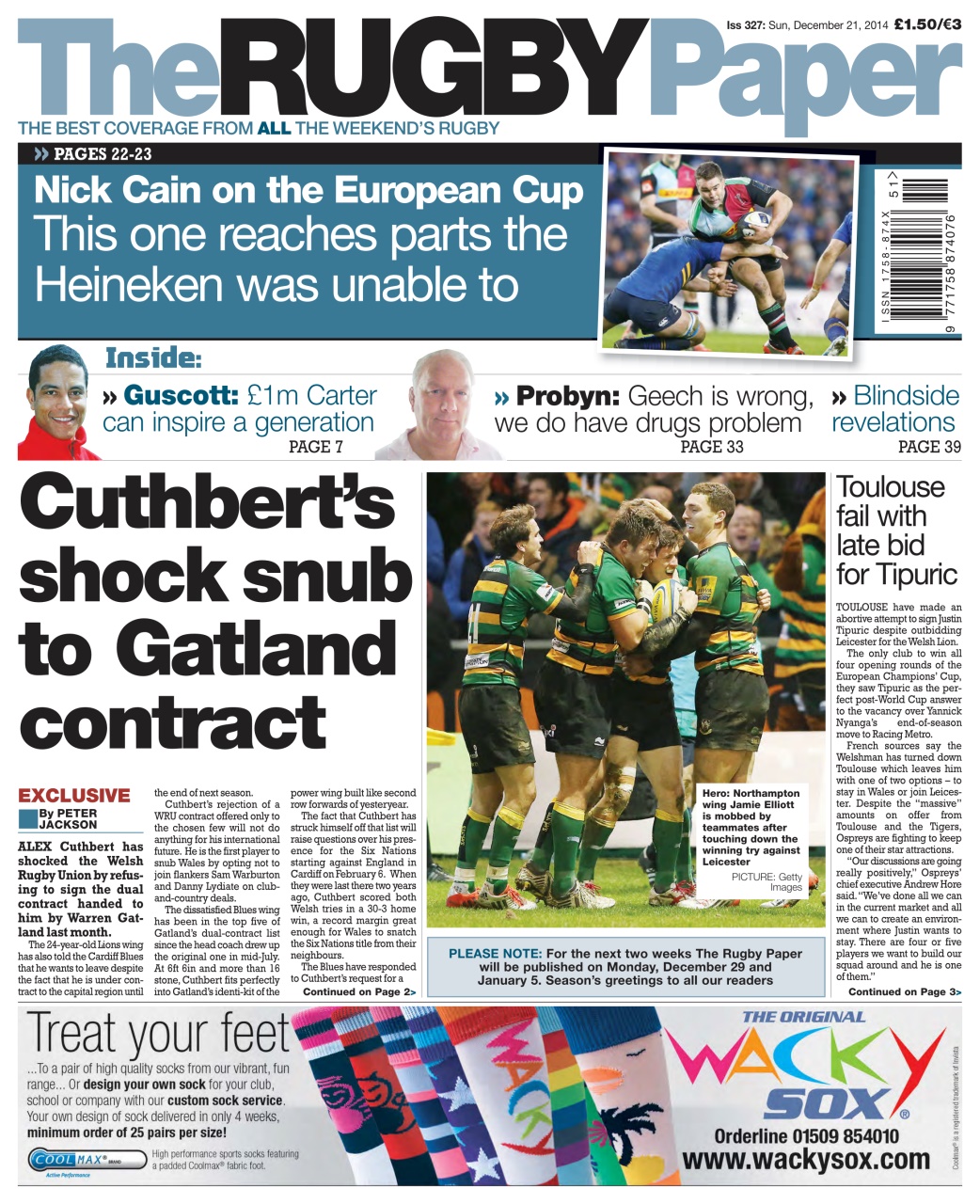 The Rugby Paper Preview Pages