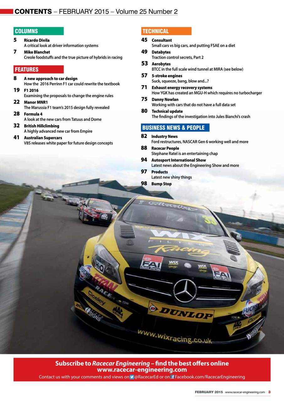 Racecar Engineering Preview Pages