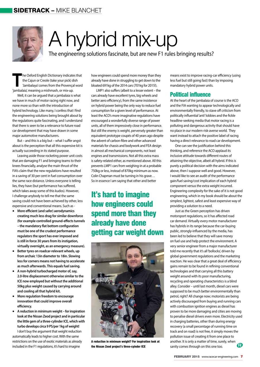 Racecar Engineering Preview Pages