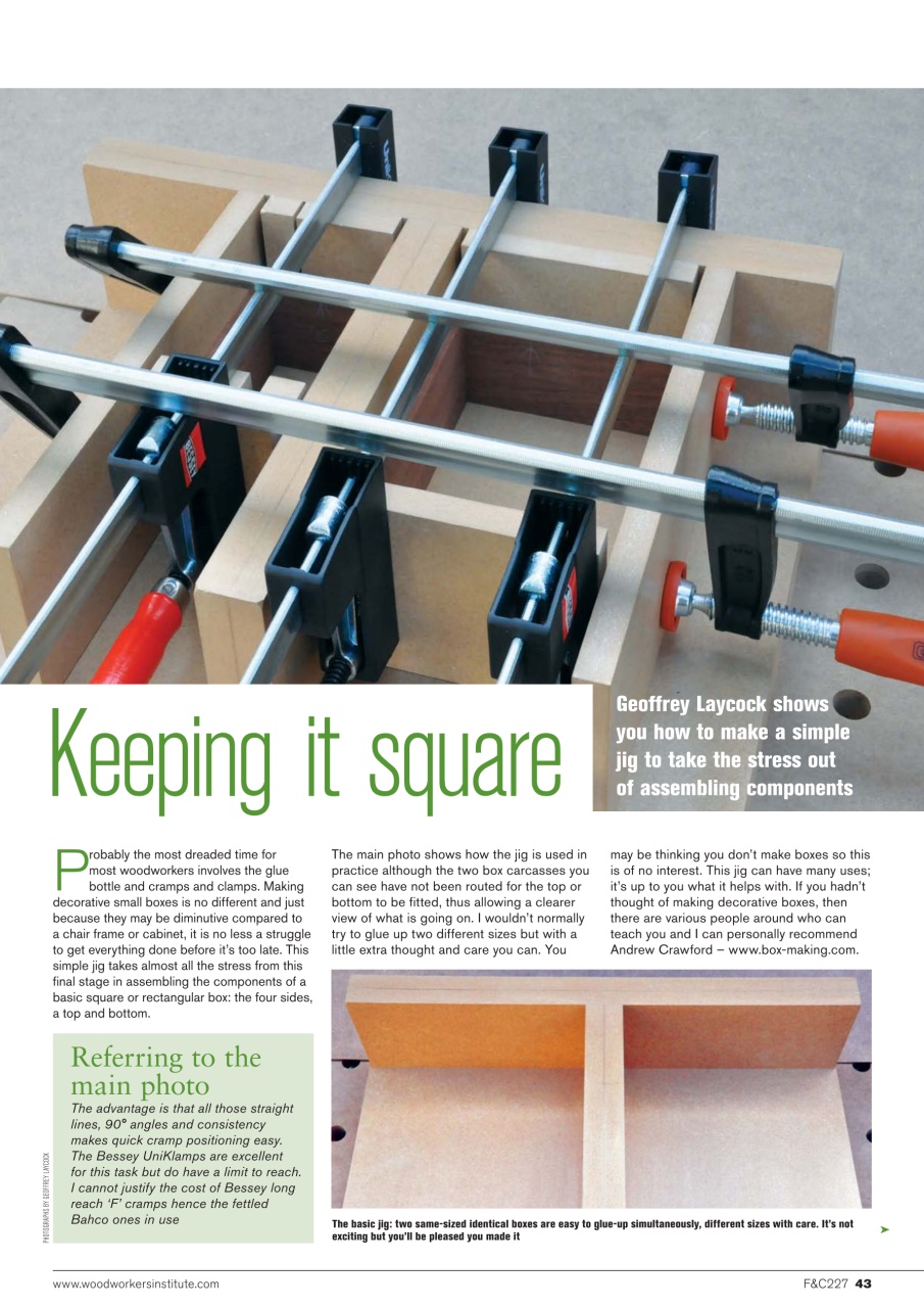 Furniture & Cabinetmaking Preview Pages