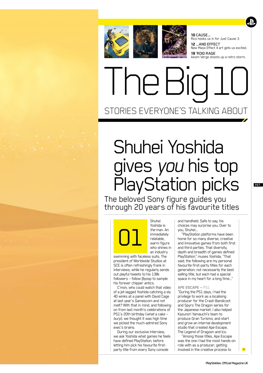 PLAY Magazine Preview Pages