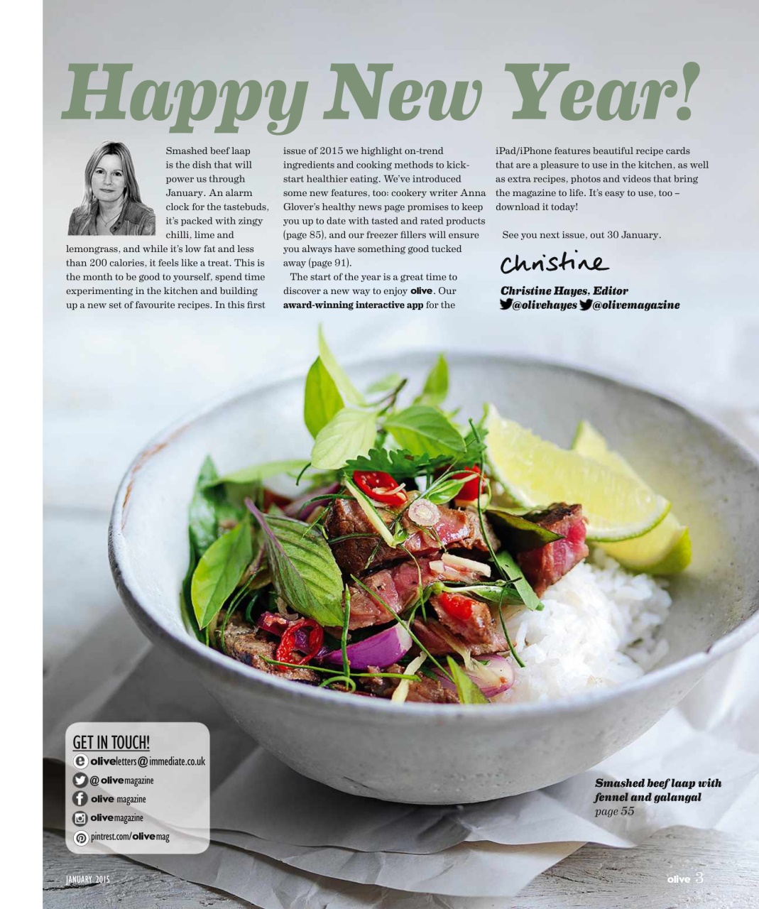 Olive Magazine Preview Pages