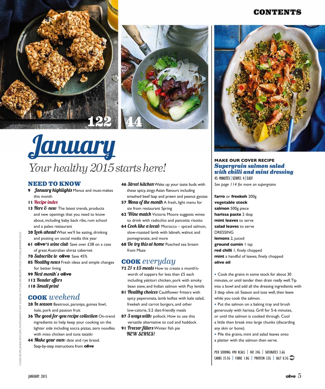 Olive Magazine Preview Pages