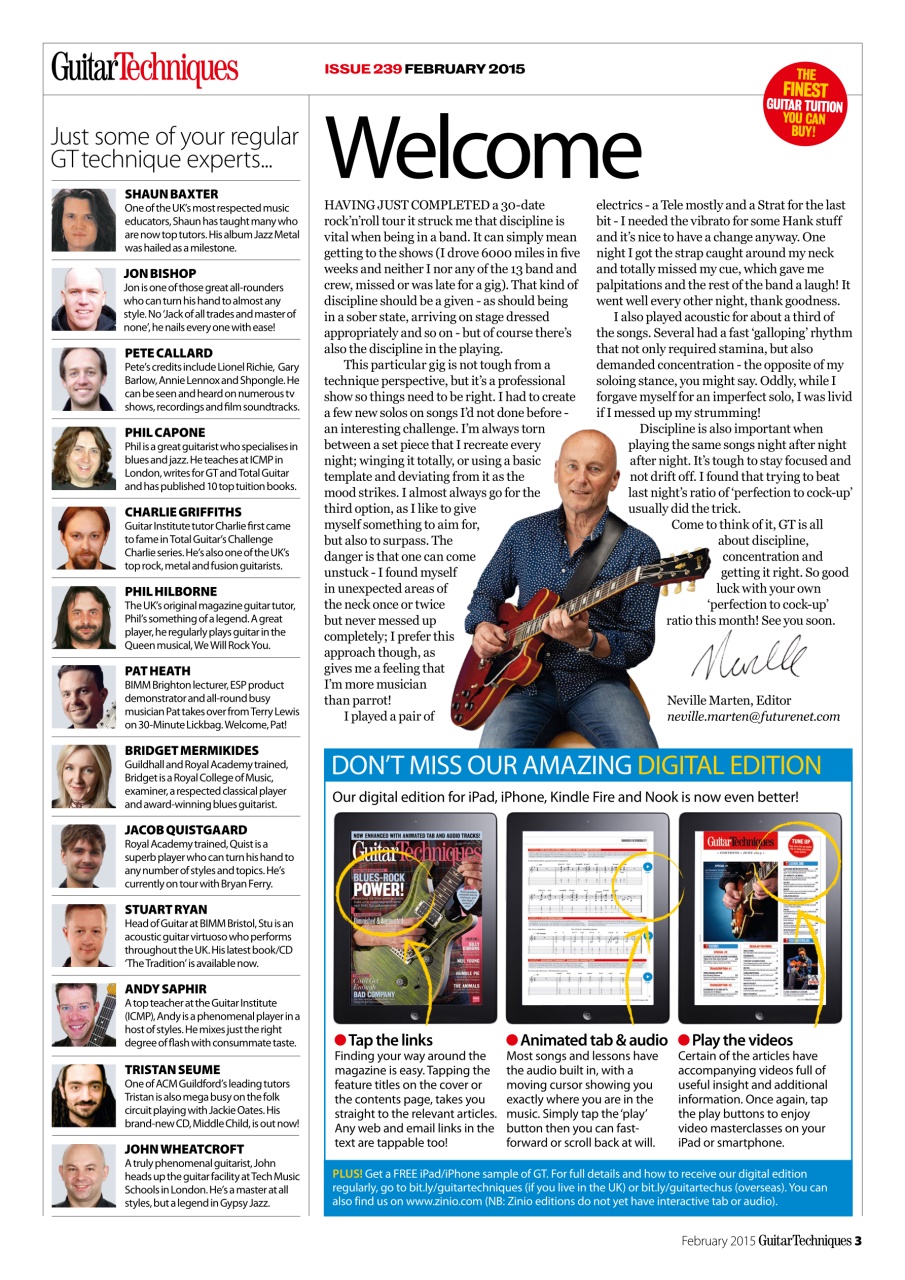 Guitar Techniques Preview Pages