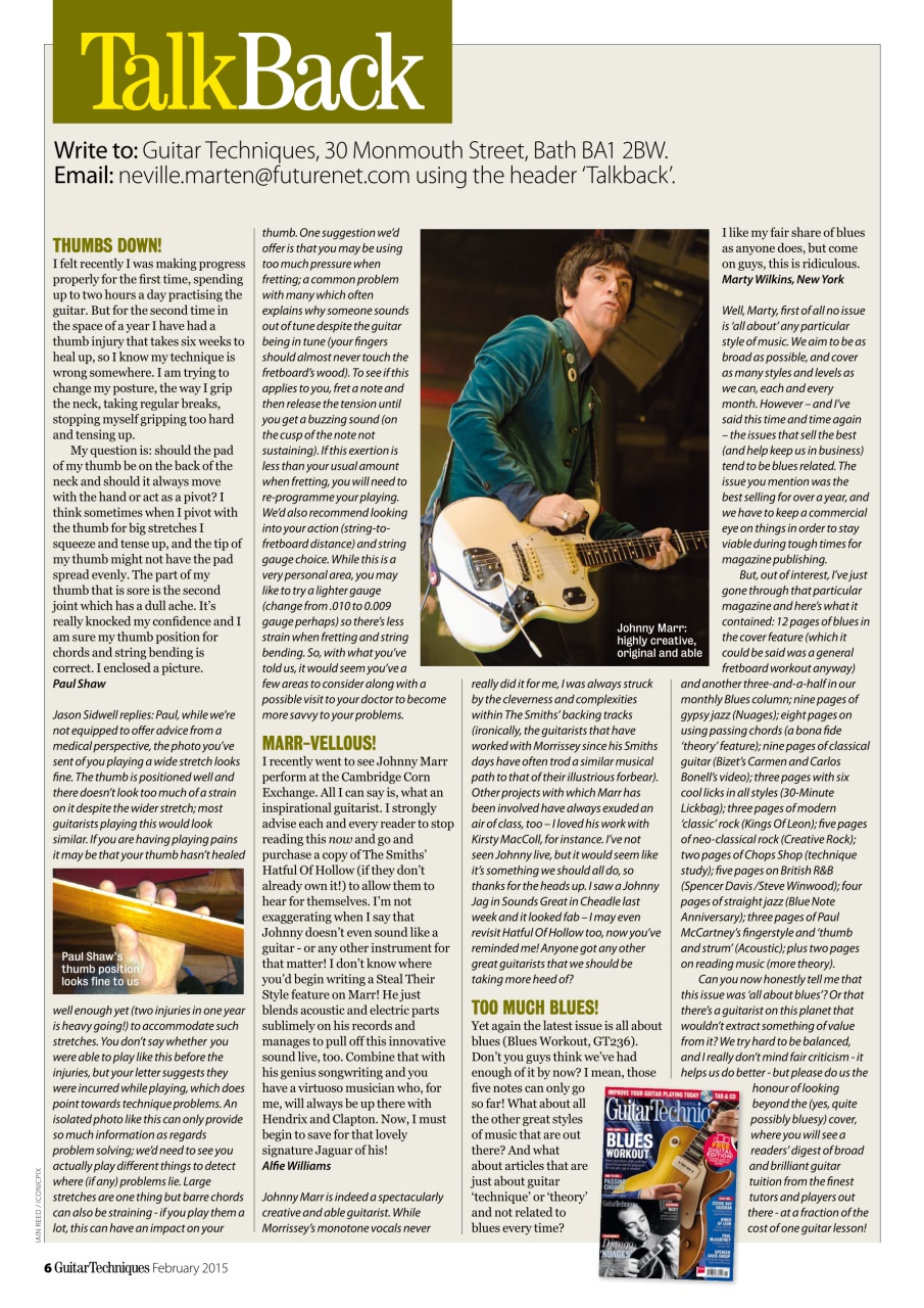 Guitar Techniques Preview Pages