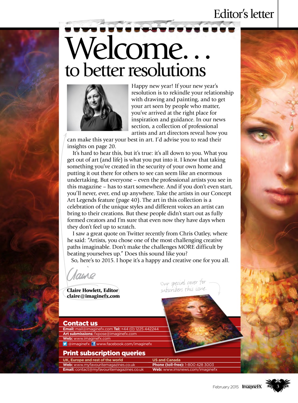 ImagineFX Preview Pages