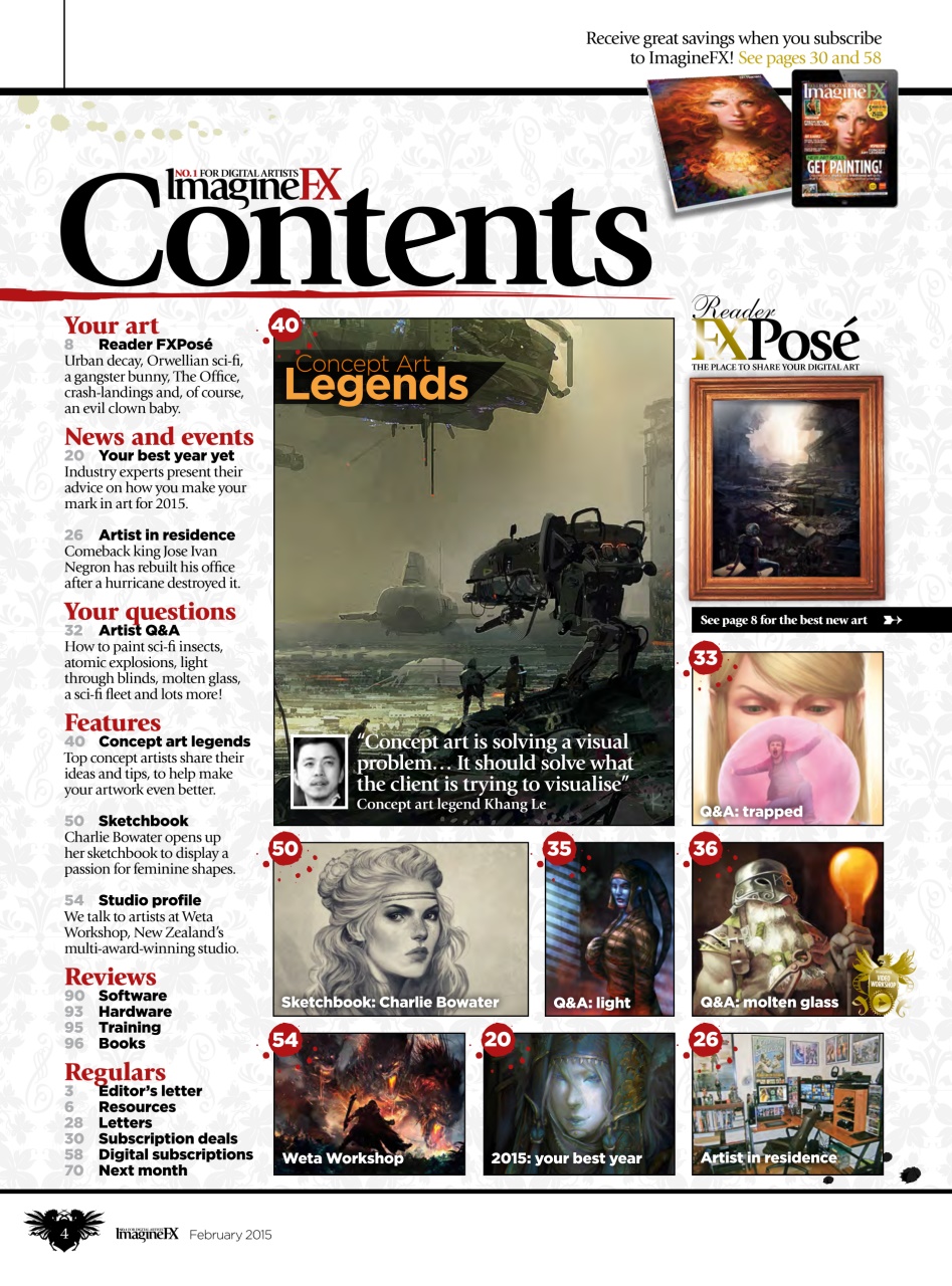 ImagineFX Preview Pages