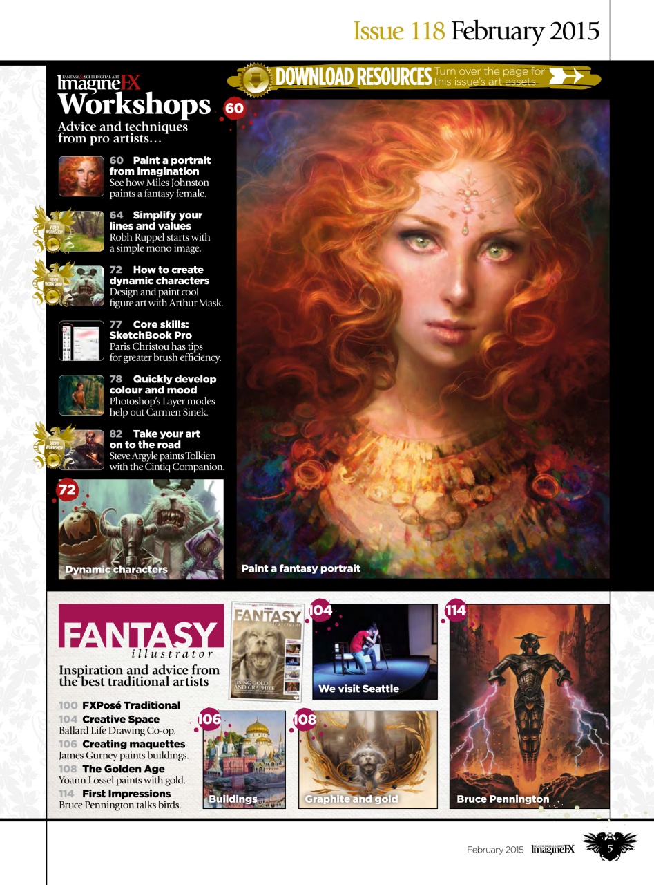 ImagineFX Preview Pages