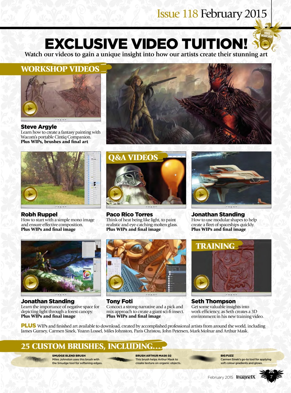 ImagineFX Preview Pages