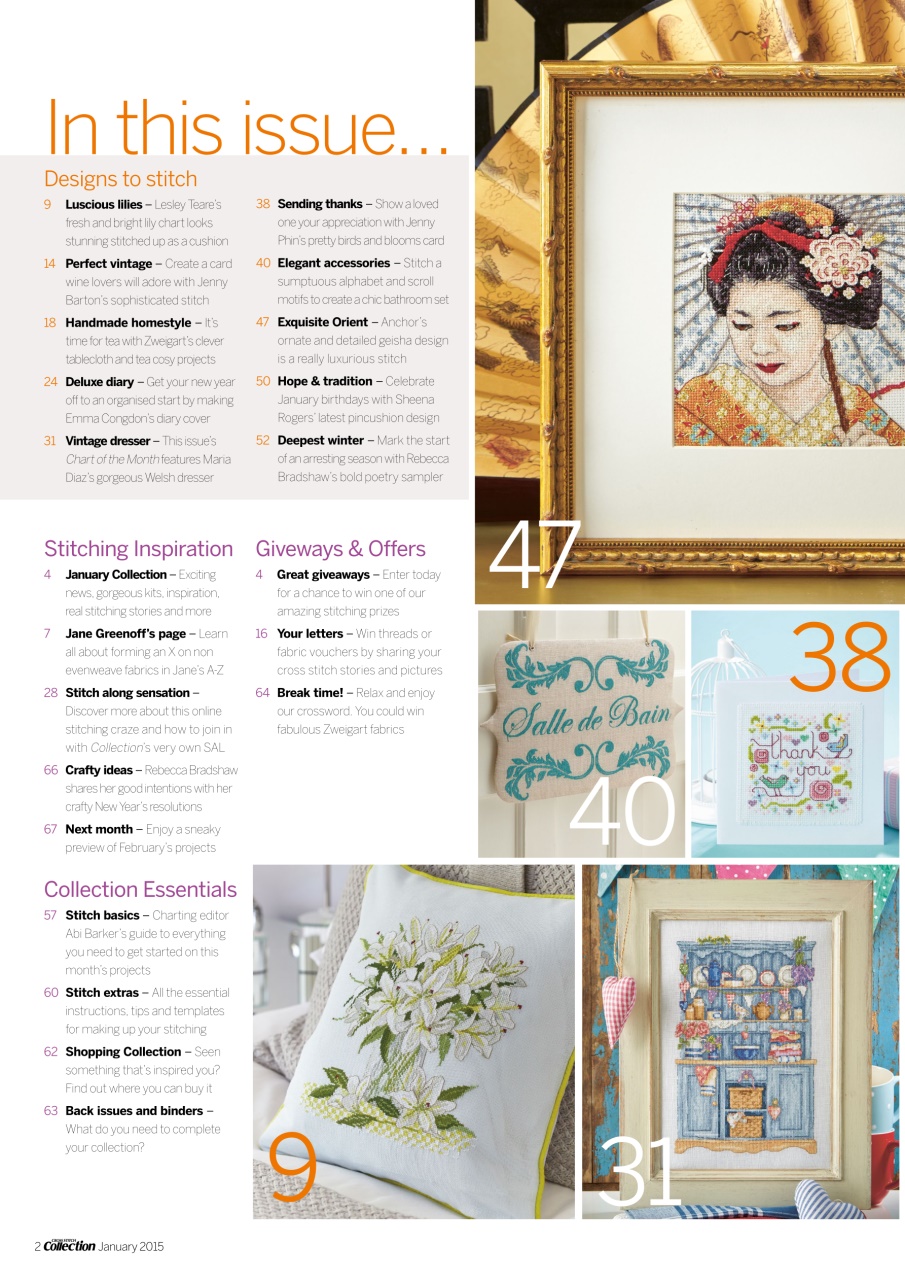 Cross Stitch Collection Preview Pages