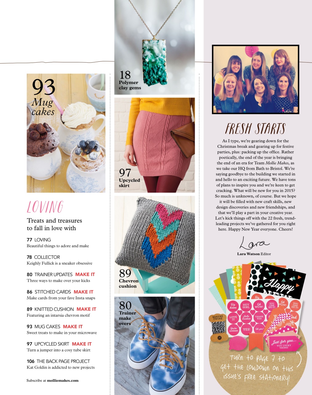 Mollie magazine Preview Pages