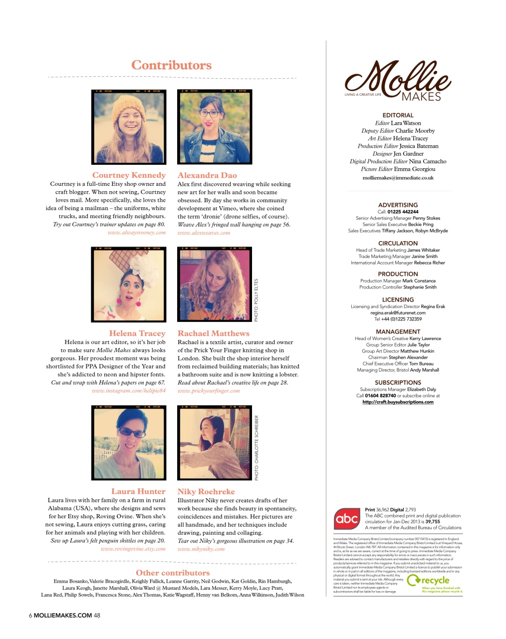 Mollie magazine Preview Pages