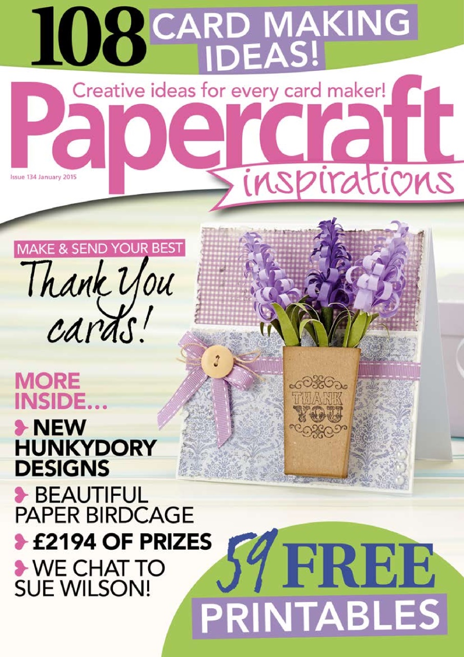 Papercraft Inspirations Preview Pages