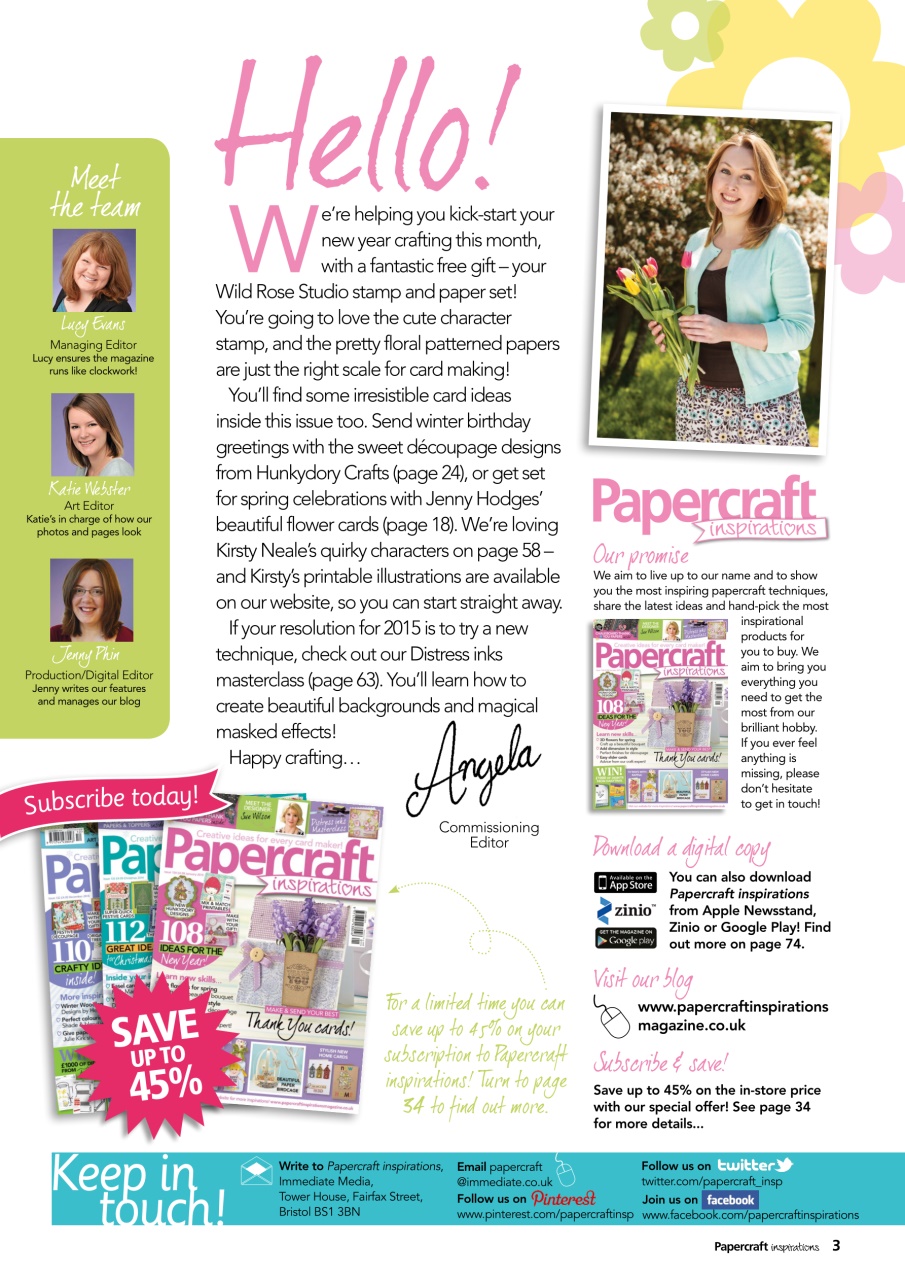 Papercraft Inspirations Preview Pages