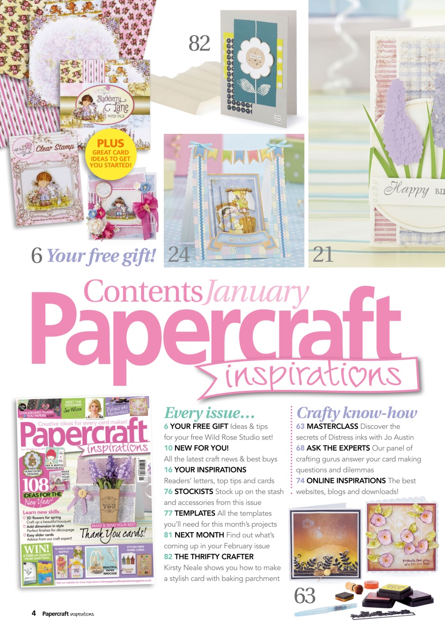 Papercraft Inspirations Preview Pages