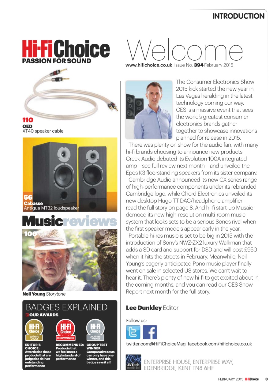 Hi-Fi Choice Preview Pages