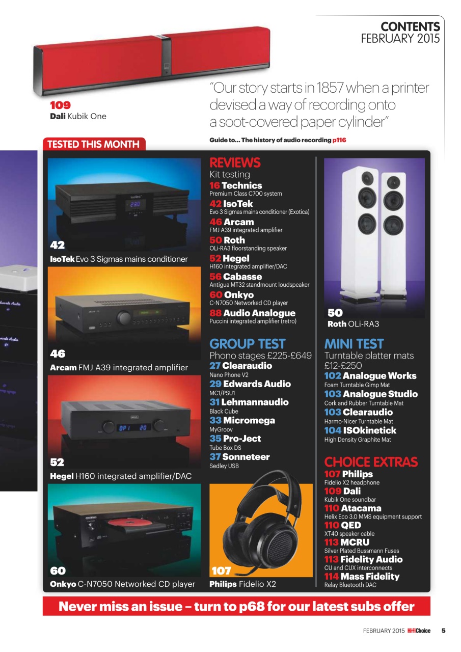 Hi-Fi Choice Preview Pages