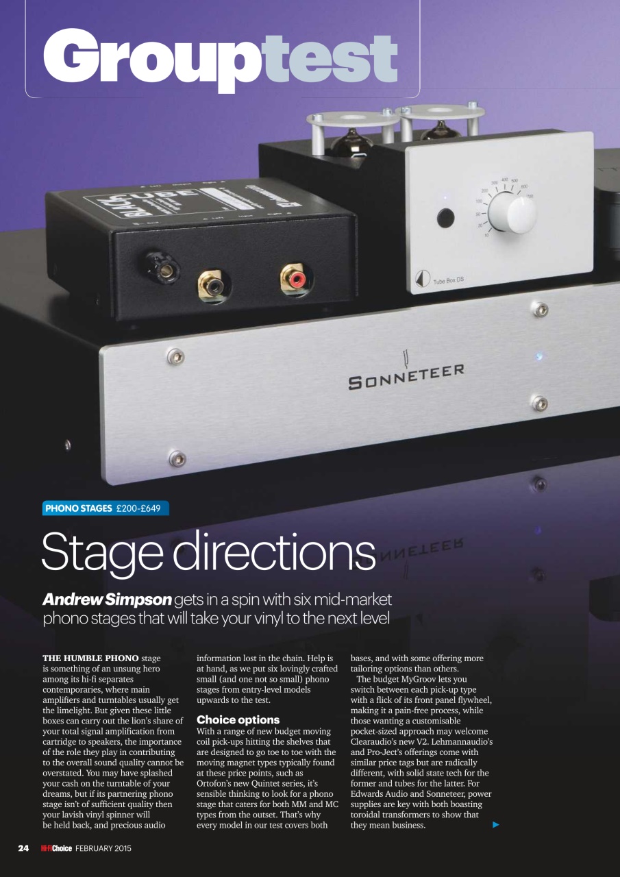 Hi-Fi Choice Preview Pages