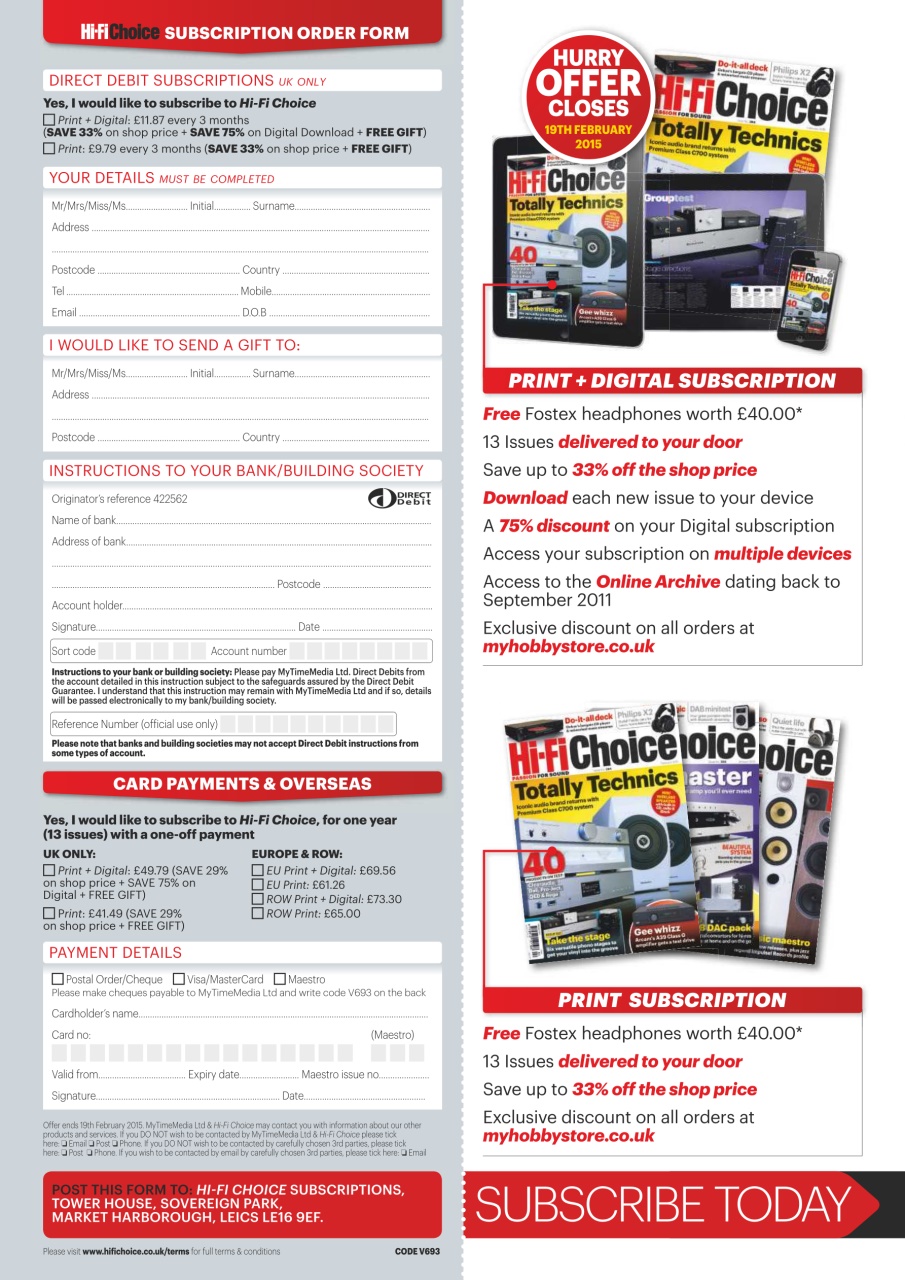 Hi-Fi Choice Preview Pages