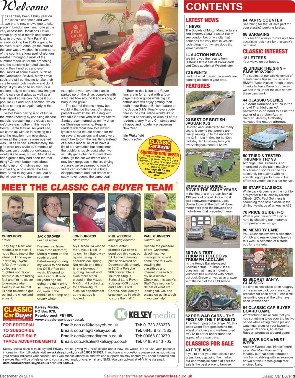 Classic Car Buyer Preview Pages
