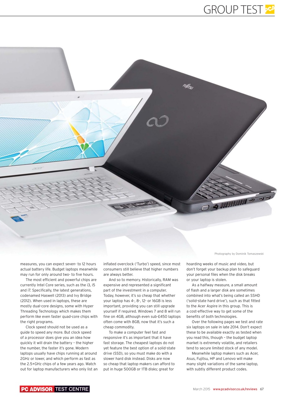 Tech Advisor Preview Pages