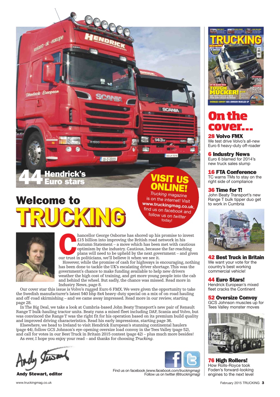 Trucking Magazine Preview Pages