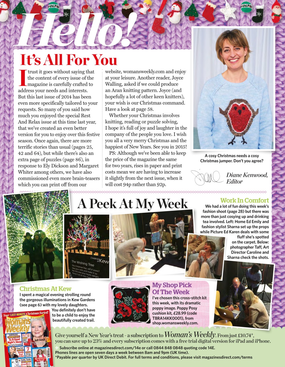 Woman's Weekly Preview Pages