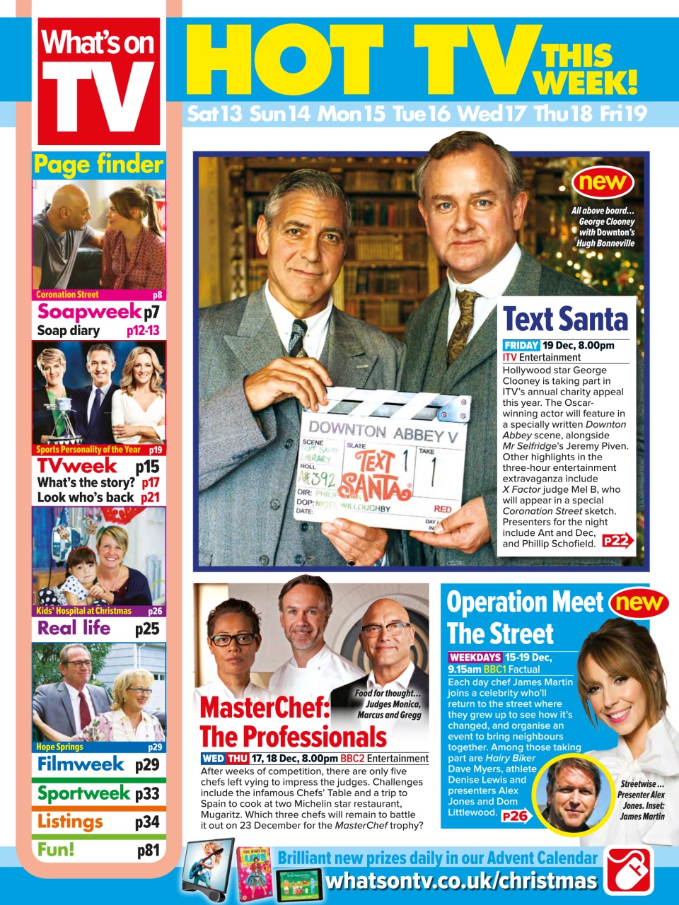 What's on TV Preview Pages