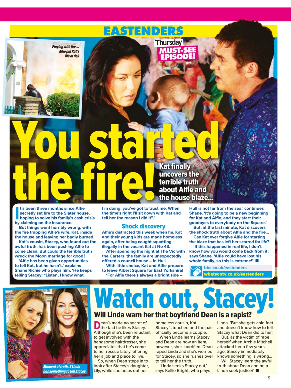 What's on TV Preview Pages