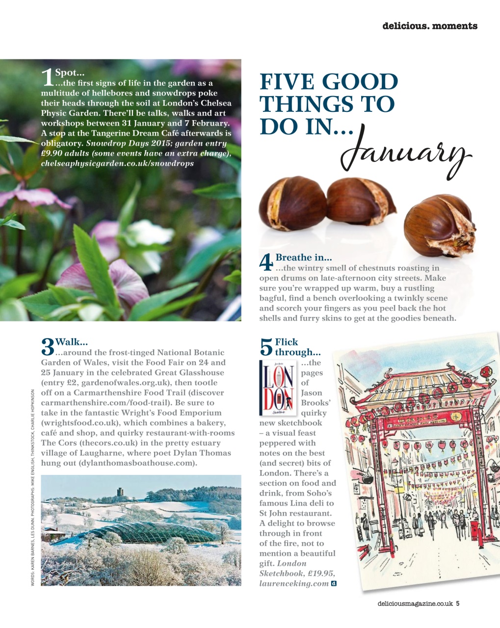 delicious. Magazine Preview Pages