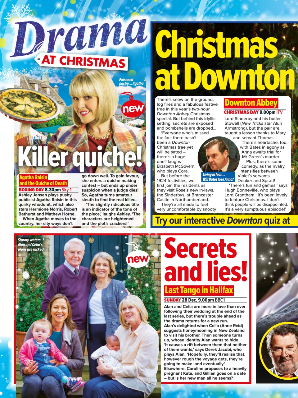 What's on TV Preview Pages