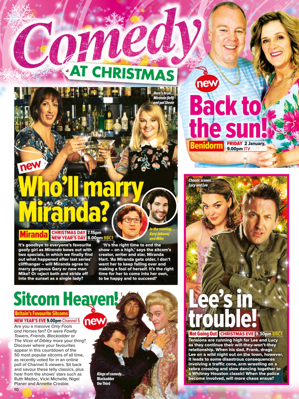 What's on TV Preview Pages