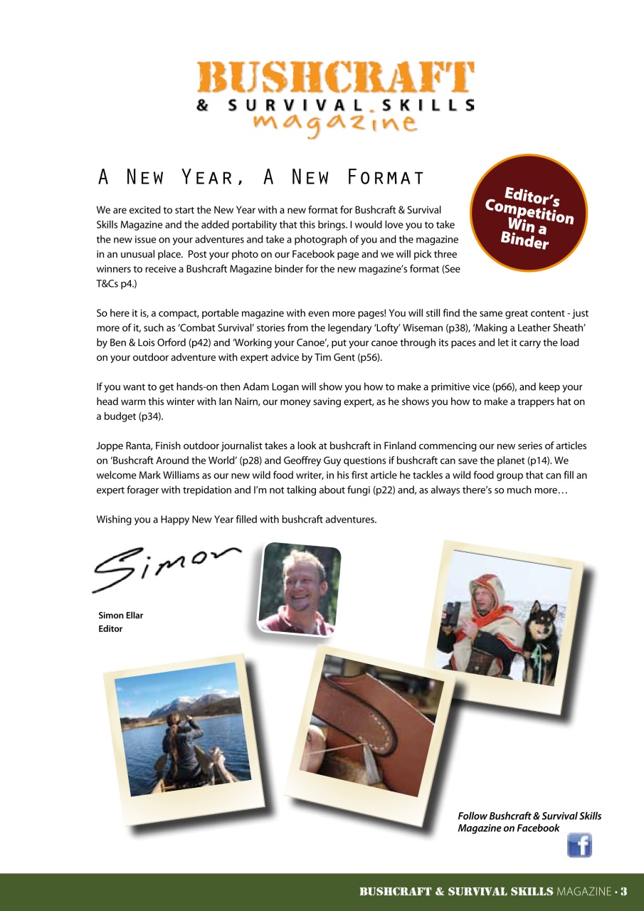 Bushcraft & Survival Skills Magazine Preview Pages