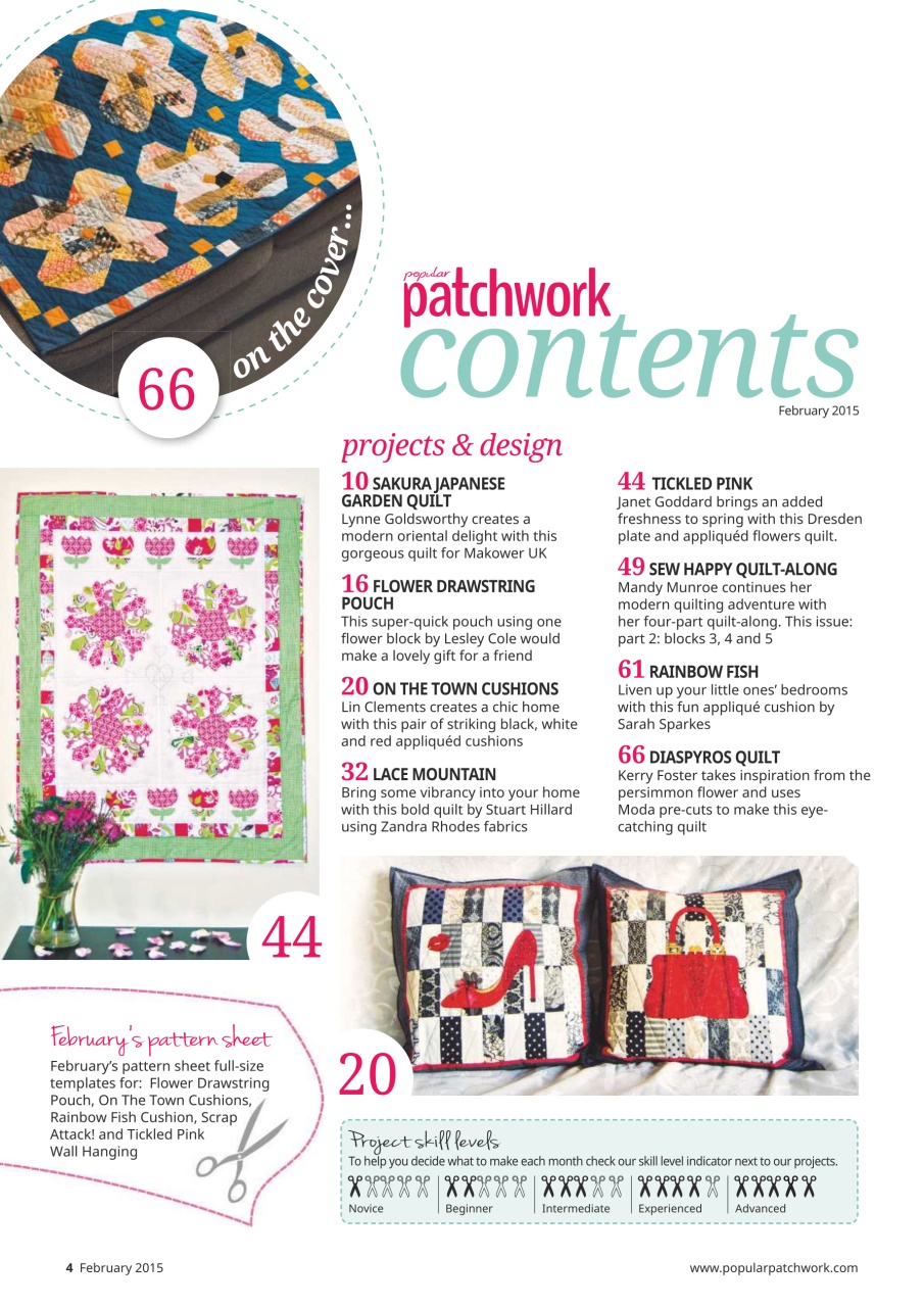 Popular Patchwork Magazine Preview Pages
