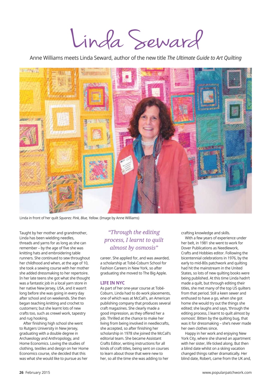 Popular Patchwork Magazine Preview Pages