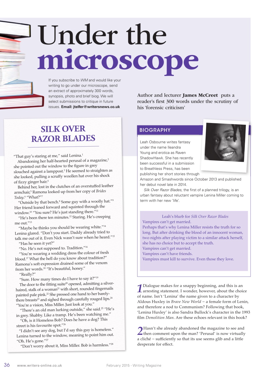 Writing Magazine Preview Pages